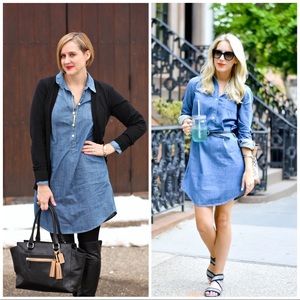 J. Crew Factory Denim Dress